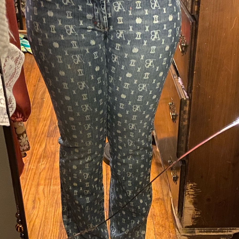 Red Sides Apple Bottom Jeans